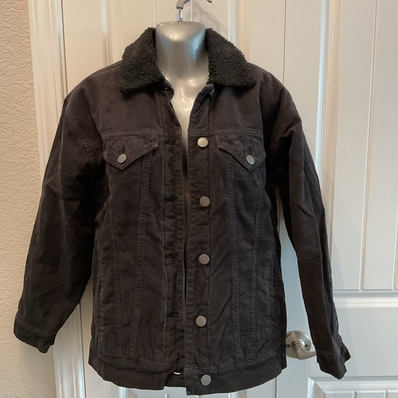 Sisstrevolution black corduroy jacket. - Picture 1 of 10